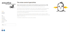 Desktop Screenshot of acoustica.com.au